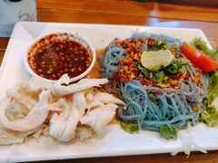 -蝶豆花蓝面条