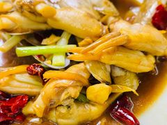 姜葱爆炒蛏子-阿杰臻选海鲜饭店(普陀山店)