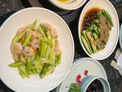 雪菜芦笋虾仁-小城故事·地道宁波味(月湖盛园店)