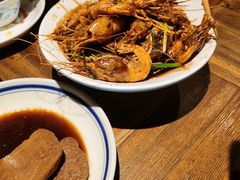 老头儿油爆沼虾-老头儿油爆虾(胜利河美食街店)