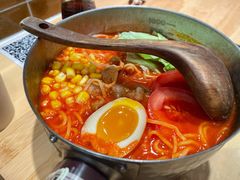 肥牛炼番茄米线-火山屋台(新街口店)