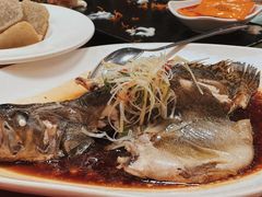 葱油黄鱼-万柳阁小馆·花园餐厅(龙潭湖店)