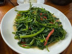 豆酱通菜-潮汕美食.厚弥粥(白石洲店)