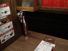 餐具摆设-一兰拉面(梅田阪急东通店)