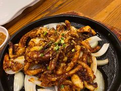 铁板鱿鱼须-喇喇排骨火锅·传统韩式脊骨汤(望京西园总店)