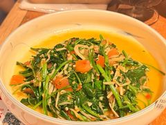 酸笋炒空心菜-浩海火燒雲傣家菜(芮欧百货店)