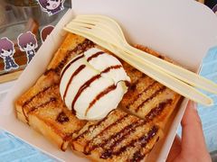 香草冰淇淋厚吐司-阿信厚吐司(曾厝垵店)