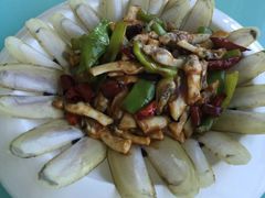 辣炒蛏子-海天一色海景自助餐厅(西港花园店)