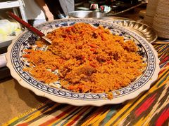 乌孙手抓饭-沙州食驿·非遗小吃夜市