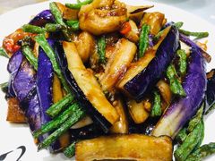 茄子烧豇豆-鑫巴蜀小镇 · 水煮鱼专研店(玉桥店)