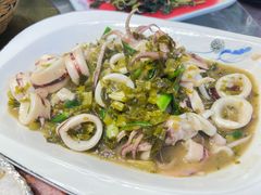 酸菜炒鱿鱼-温岭人家(红花北路店)