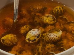 古越陈酿煮花螺-杭州西子湖四季酒店·金沙厅