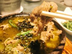 青椒莴笋肥牛-山泉公馆酒家(广州东站店)