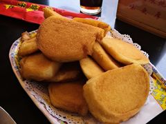 炸馒头片带臭豆腐-芦月轩羊蝎子(北蜂窝店)