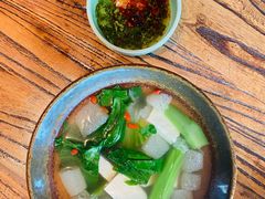 竹荪苦菜包浆豆腐汤-中8楼风尚云南菜(颐堤港店)