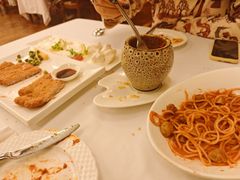 鲜蘑菇番茄意面-天津政协俱乐部·西餐厅