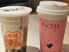黑糖珍珠牛奶-印茶手作黑糖珍珠奶茶(湖墅南路旗舰店)