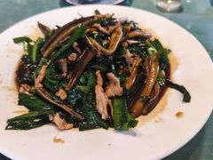 金牌韭菜炒鳝丝-西塘人家•黑金冠本地好店