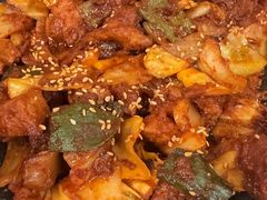 猪颈泡菜炒-金北顺大锅家(신사본점)