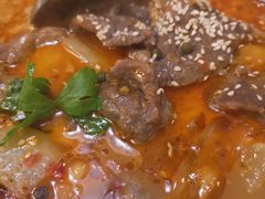自制不老牛肉汤锅-付掌柜在成都·热炒砂锅集(金禾店)