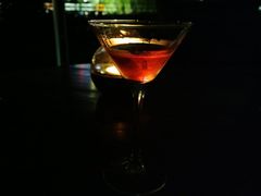酒店送的江边酒吧欢迎鸡尾酒-宁波万豪酒店