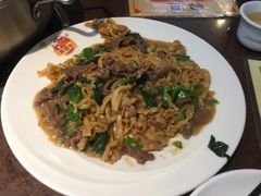 湿炒牛河-幸运牛汕头小黄牛牛肉火锅(梅林店)