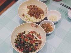 黄瓜皮牛肉干拌面-刘氏三和面馆