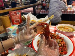 甜麻干煸小龙虾-在老街·淮安大排档·甜麻干煸龙虾·烧烤(河下古镇店)