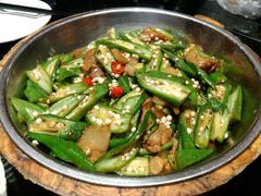 秋葵-刘胖子家常菜·蹄花焖藕(中南店)