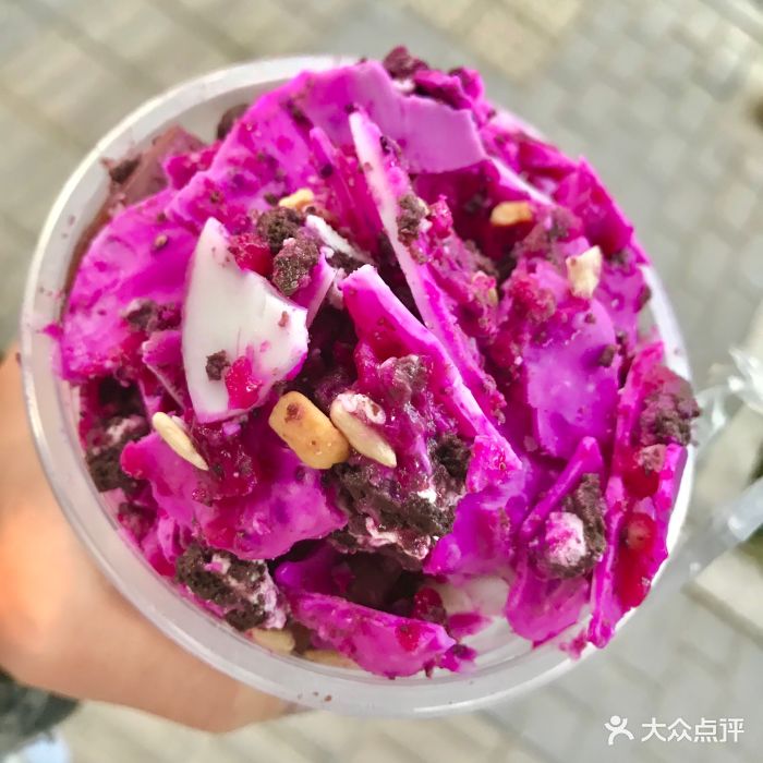 同乐炒酸奶(北外西门店)-火龙果炒酸奶-菜-火龙果