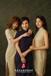 -时光纪亲子全家福照相馆(静安店母女写真父母纪念照)