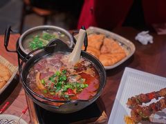 红烧牛杂血旺-乐山食古香跷脚牛肉