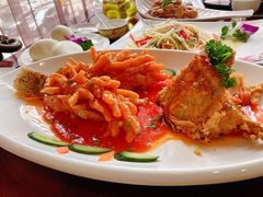 松鼠桂鱼。-鹿鸣春饭店(总店)