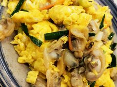 沙蚬肉炒鸡蛋-渔娘渔家丹东海鲜(东直门店)