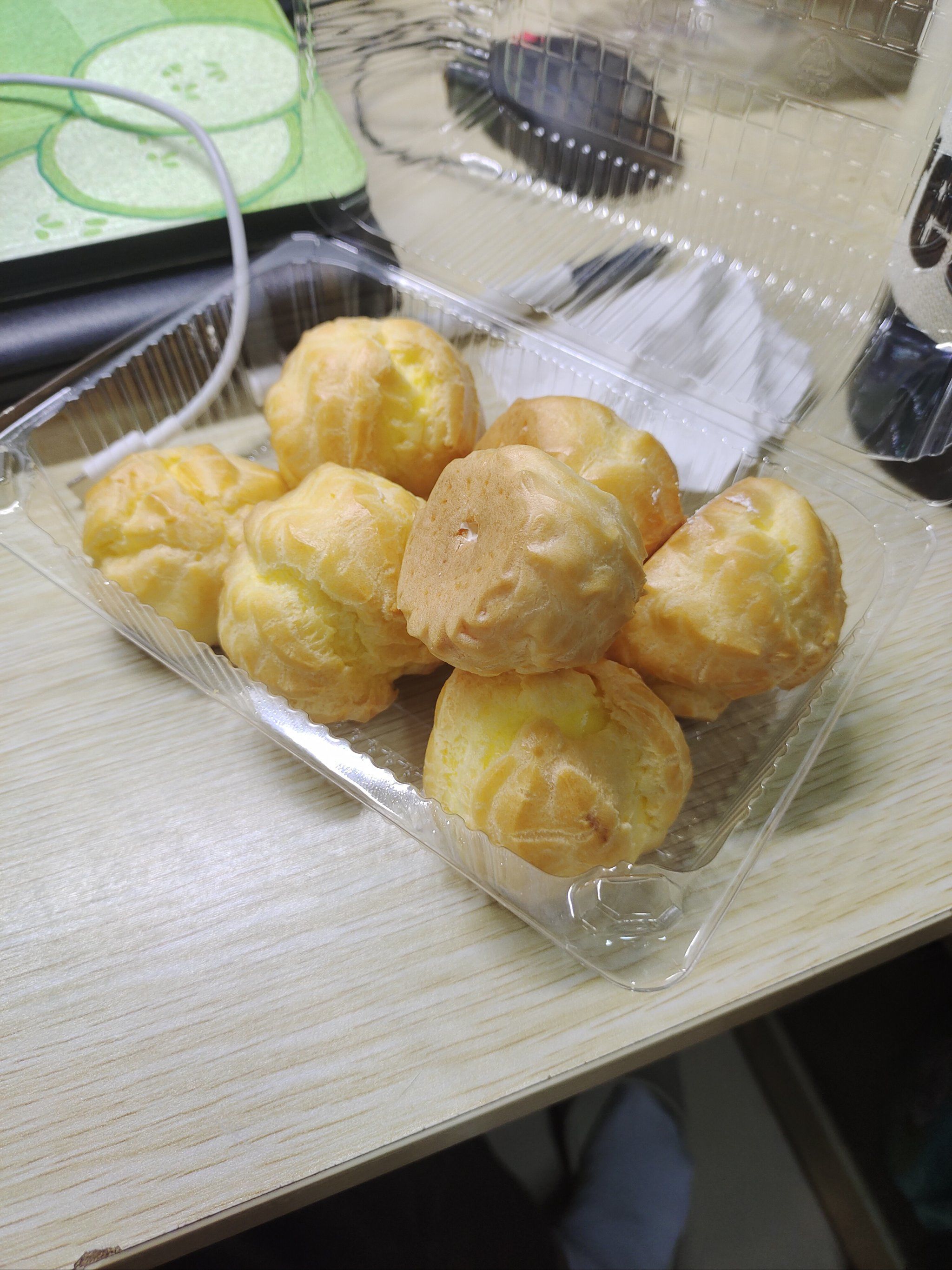 芝士面包条 #奶油泡芙 #美食 #我的