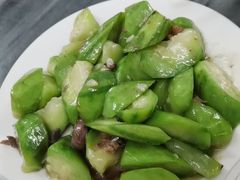 鸡杂炒丝瓜-同记鸡粥粉面店