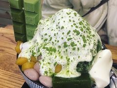 抹茶生乳かき氷-WONDER ICE 萬得冰田(建設路总店)