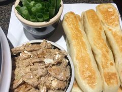 虾酱卷子-渔民船说·北塘海鲜·天津菜·海肠捞饭(北塘古镇店)