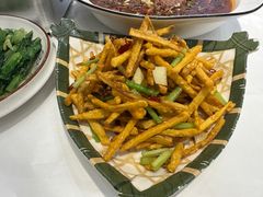 干煸藕丝-澎湖湾农家菜(八一路楚天府店)