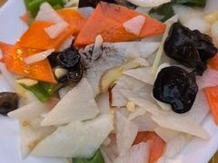山药炒木耳-柏合黄记豆腐皮饭店