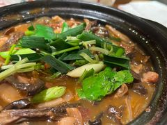 五花肉炒鹿茸菇-大家食府·福建菜(FAC协盛中心庭院餐厅店)