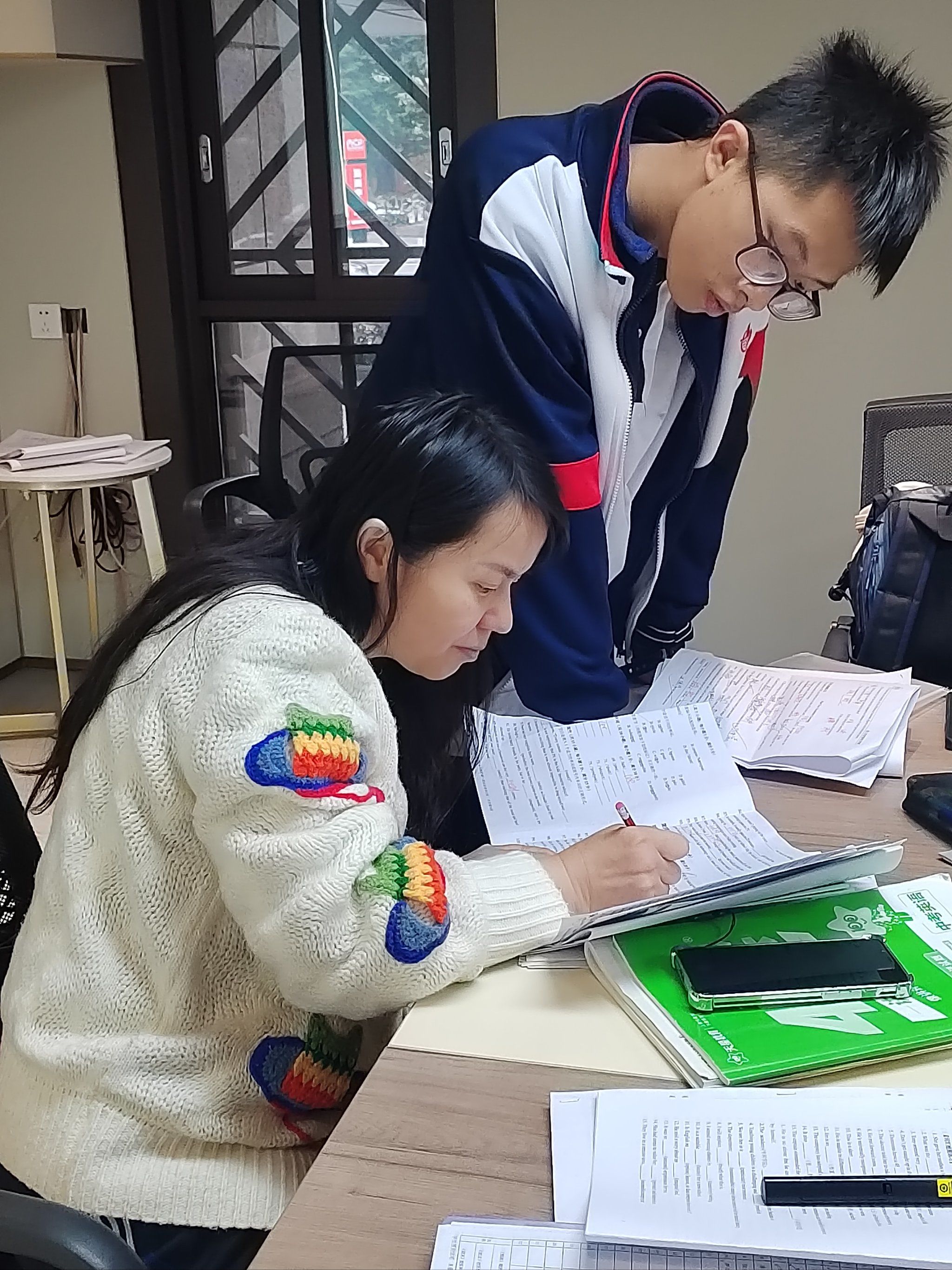 英语老师有耐心,会教有效果