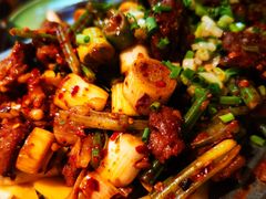 葱椒爆牛肉-绿茶餐厅(二七万达店)