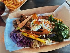 烤时令蔬菜配低温蛋-Cooking Man(中懋天地店)