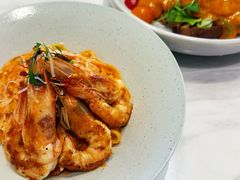 罗勒鲜虾意大利面-KAFVS咖啡思咖啡馆(香海路店)