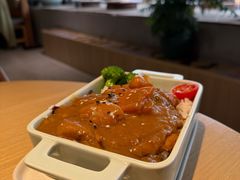 咖喱鸡排焗饭-本处·素食·融合料理(南油店)