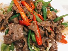 指天椒炒牛肉-好好滋味茶餐厅