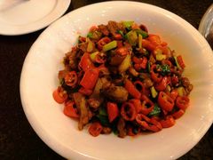 老干妈炒猪脚皮-湘肠香火锅店(团结湖店)