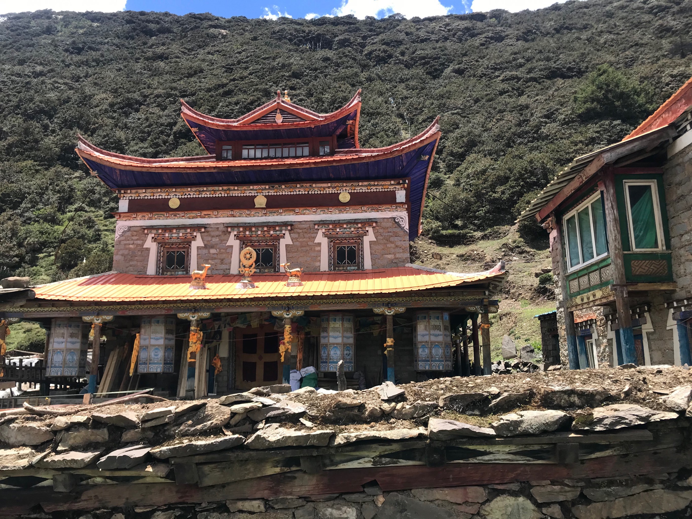 贡嘎之行第六日:雪山下的贡嘎寺
