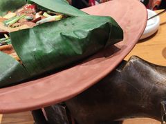 包烧野生牛肝菌-云海肴·汽锅鸡·云南代表菜(东坝金隅店)